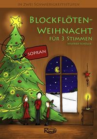 Vorderes Coverbild Blockflötenweihnacht für Sopranflöte