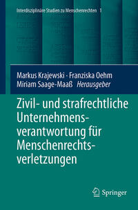 Vorderes Coverbild Zivil- und strafrechtliche Unternehmensverantwortung für Menschenrechtsverletzungen