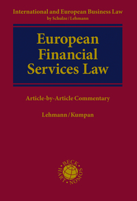 Vorderes Coverbild European Financial Services Law