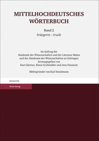 Vorderes Coverbild Mittelhochdeutsches Wörterbuch. Zweiter Band