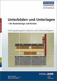 Vorderes Coverbild Unterböden und Unterlagen für Bodenbeläge und Parkett