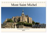 Vorderes Coverbild Der Mont Saint Michel (Tischkalender 2025 DIN A5 quer), CALVENDO Monatskalender