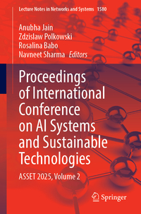 Vorderes Coverbild Proceedings of International Conference on AI Systems and Sustainable Technologies