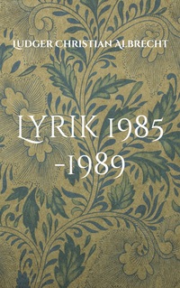 Vorderes Coverbild Lyrik 1985 -1989