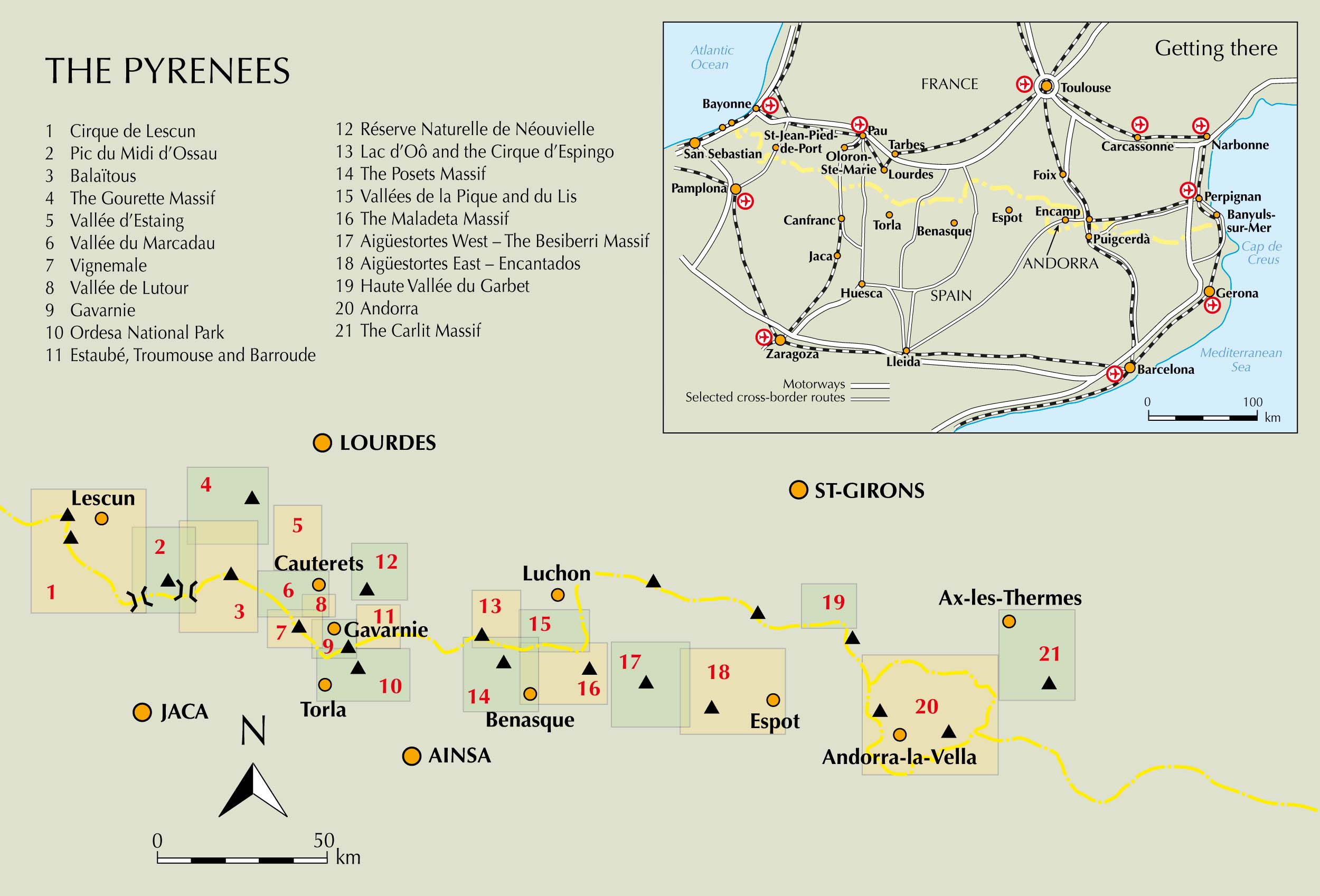 Beispielinhalt (Bild) Walks and Climbs in the Pyrenees