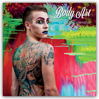 Vorderes Coverbild Body Art – Körperkunst – Tattoo-Kunst 2026 – 16-Monatskalender