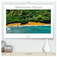 Vorderes Coverbild Malerisches Hawaii (hochwertiger Premium Wandkalender 2025 DIN A2 quer), Kunstdruck in Hochglanz