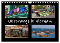 Vorderes Coverbild Unterwegs in Vietnam (Wandkalender 2025 DIN A4 quer), CALVENDO Monatskalender