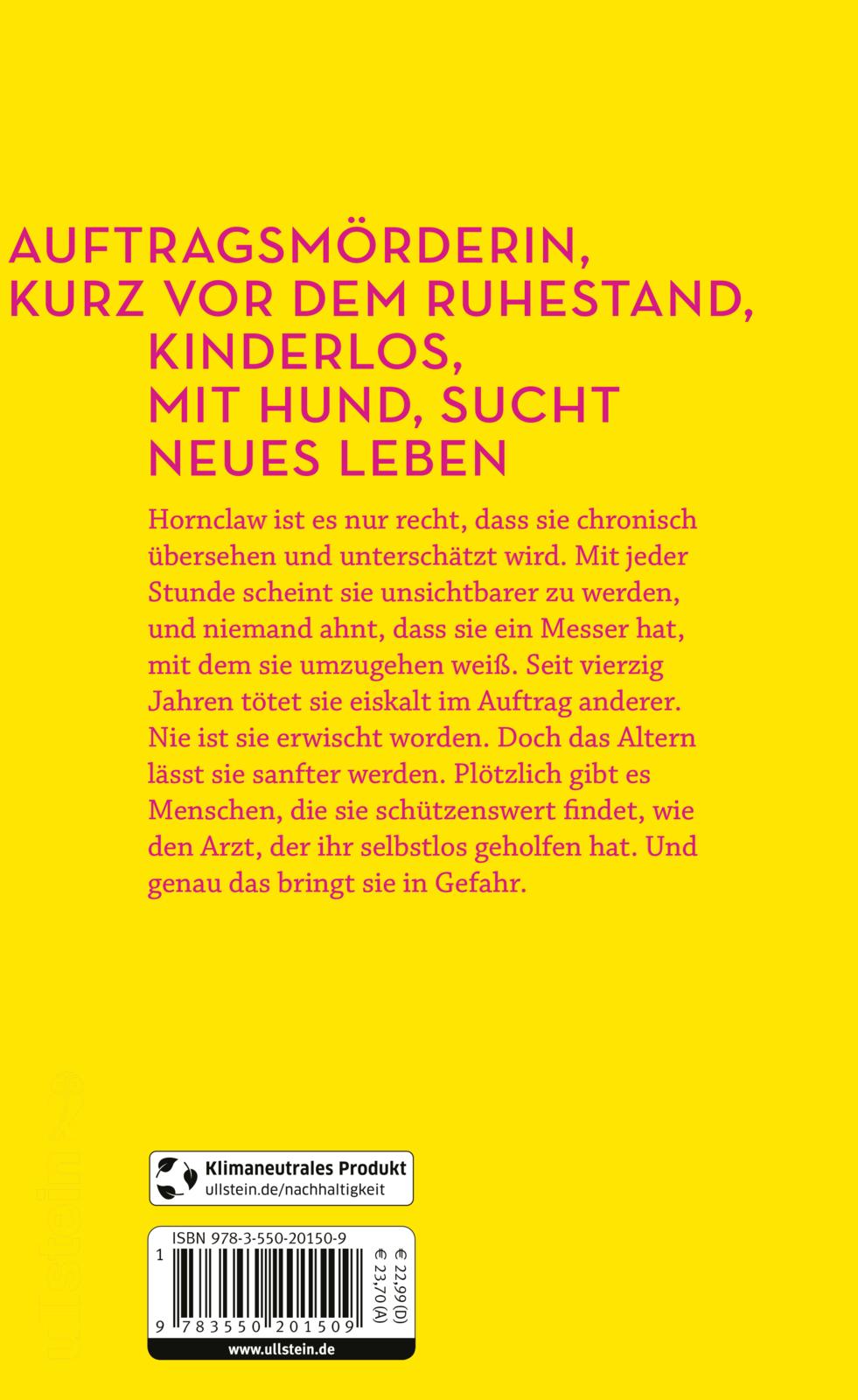 Rückseitencover Frau mit Messer
