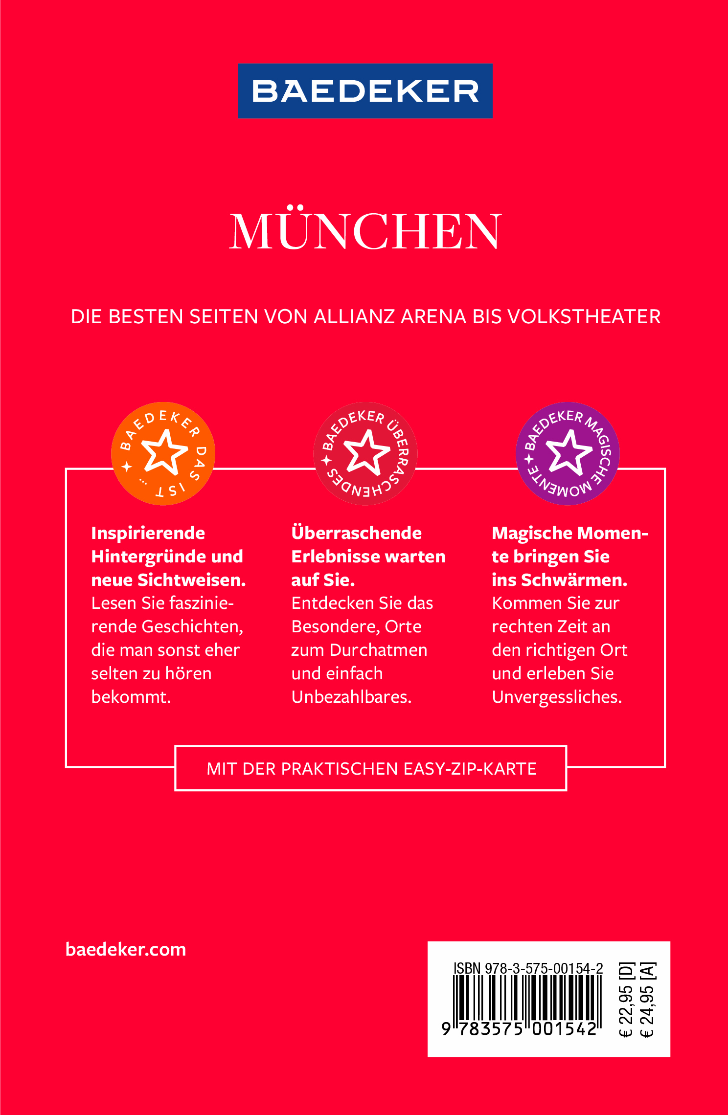 Rückseitencover Baedeker Reiseführer München
