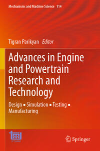 Vorderes Coverbild Advances in Engine and Powertrain Research and Technology
