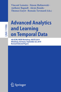 Vorderes Coverbild Advanced Analytics and Learning on Temporal Data