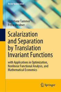 Vorderes Coverbild Scalarization and Separation by Translation Invariant Functions