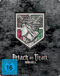 Vorderes Coverbild Attack on Titan - Staffel 2 - Gesamtausgabe - Steelbook - Blu-ray - Limited Edition