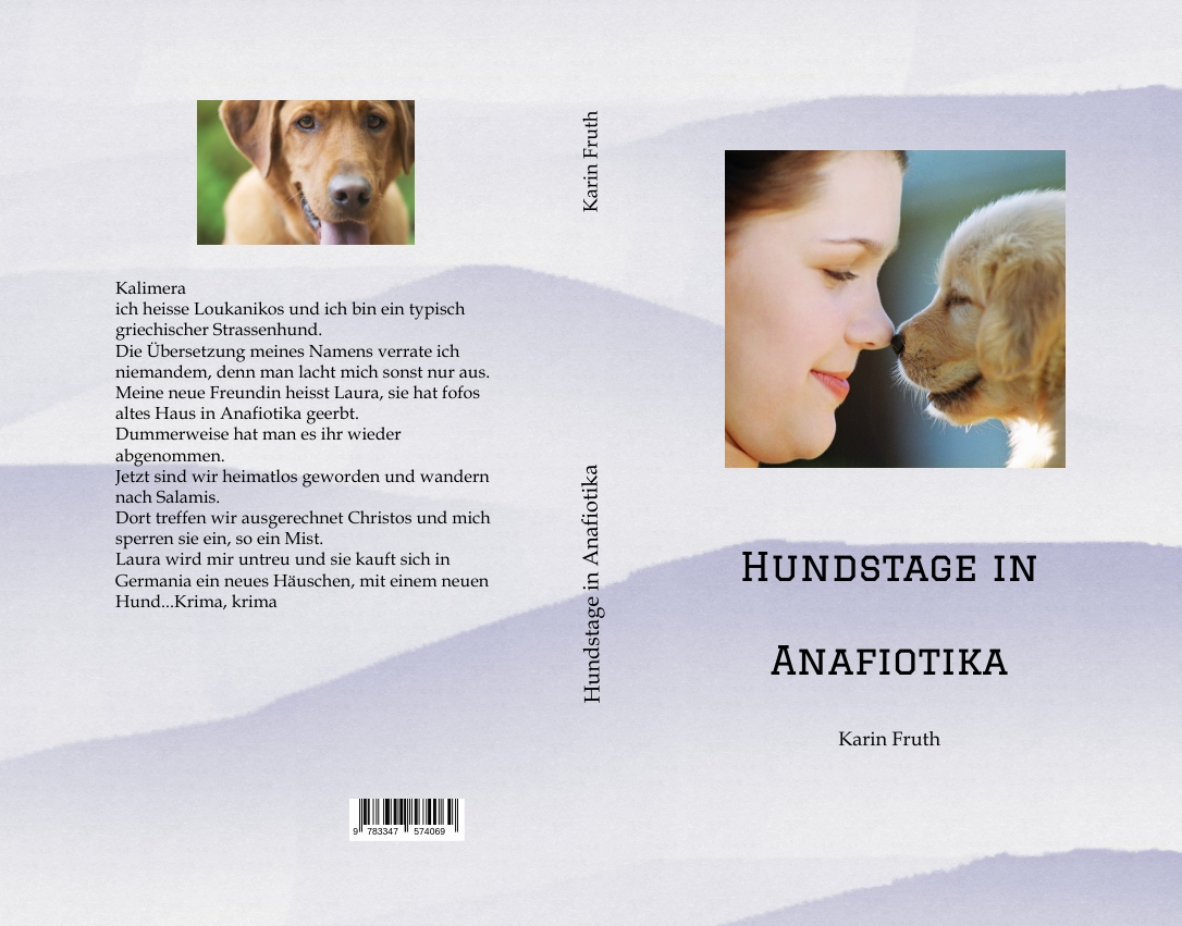 Gesamtes Coverbild Hundstage in Anafiotika