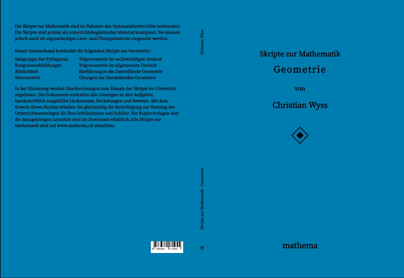 Gesamtes Coverbild Skripte zur Mathematik - Geometrie