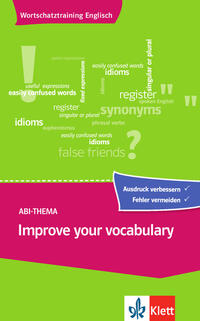 Vorderes Coverbild Improve your vocabulary