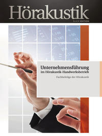 Vorderes Coverbild Unternehmensführung im Hörakustik-Handwerksbetrieb
