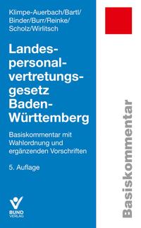 Vorderes Coverbild Landespersonalvertretungsgesetz Baden-Württemberg