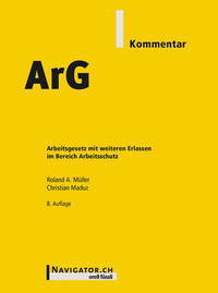 Vorderes Coverbild ArG Kommentar