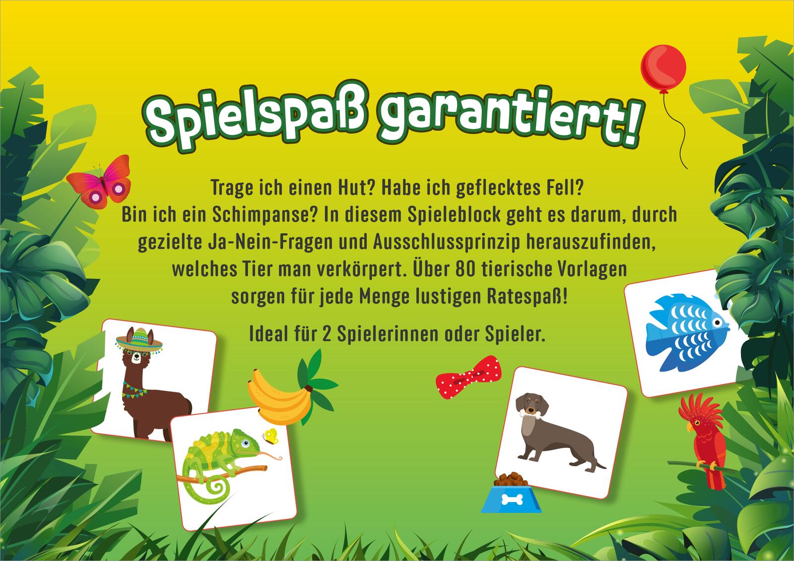Rückseitencover Wer bin ich? Tiere