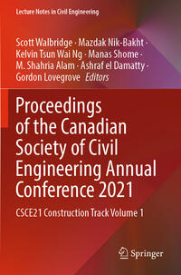 Vorderes Coverbild Proceedings of the Canadian Society of Civil Engineering Annual Conference 2021