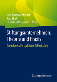 Vorderes Coverbild Stiftungsunternehmen: Theorie und Praxis