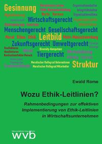 Vorderes Coverbild Wozu Ethik-Leitlinien?