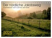 Vorderes Coverbild Der nördliche Jakobsweg (Tischkalender 2025 DIN A5 quer), CALVENDO Monatskalender