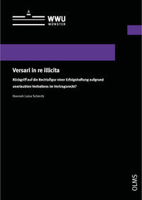 Vorderes Coverbild Versari in re illicita