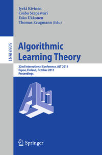 Vorderes Coverbild Algorithmic Learning Theory