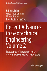 Vorderes Coverbild Recent Advances in Geotechnical Engineering, Volume 2