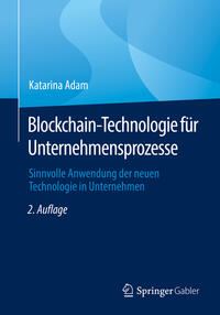 Vorderes Coverbild Blockchain-Technologie für Unternehmensprozesse