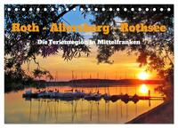 Vorderes Coverbild Roth - Allersberg - Rothsee - Die Ferienregion in Mittelfranken (Tischkalender 2025 DIN A5 quer), CALVENDO Monatskalender