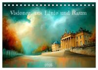 Vorderes Coverbild Visionen aus Linie und Raum (Tischkalender 2026 DIN A5 quer), CALVENDO Monatskalender