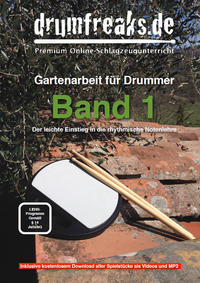 Vorderes Coverbild Gartenarbeit für Drummer - Band 1