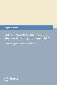 Vorderes Coverbild „Manchmal etwas überheblich, aber noch nicht ganz unmöglich“