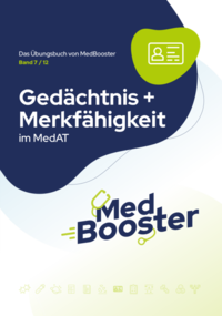 Vorderes Coverbild Gedächtnis + Merkfähigkeit im MedAT