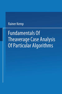 Vorderes Coverbild Fundamentals of the Average Case Analysis of Particular Algorithms