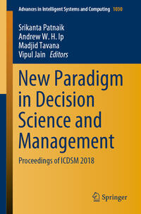Vorderes Coverbild New Paradigm in Decision Science and Management
