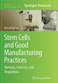 Vorderes Coverbild Stem Cells and Good Manufacturing Practices