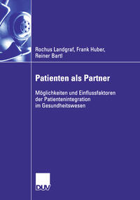 Vorderes Coverbild Patienten als Partner