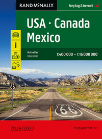 Vorderes Coverbild USA - Canada - Mexico, Autoatlas 1:400.000 - 1:16.000.000, 2026/2027, freytag & berndt