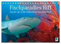 Vorderes Coverbild Fischparadies Riff (Tischkalender 2026 DIN A5 quer), CALVENDO Monatskalender
