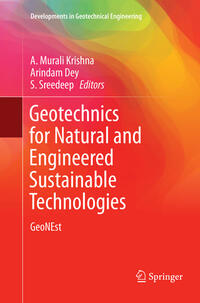 Vorderes Coverbild Geotechnics for Natural and Engineered Sustainable Technologies