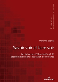 Vorderes Coverbild «Savoir voir et faire voir »