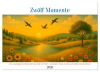 Vorderes Coverbild Zwölf Momente (Wandkalender 2026 DIN A2 quer), CALVENDO Monatskalender