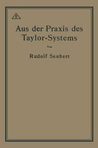 Vorderes Coverbild Aus der Praxis des Taylor-Systems