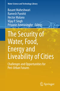 Vorderes Coverbild The Security of Water, Food, Energy and Liveability of Cities