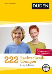 Vorderes Coverbild 222 Rechtschreibübungen - 5. bis 8. Klasse